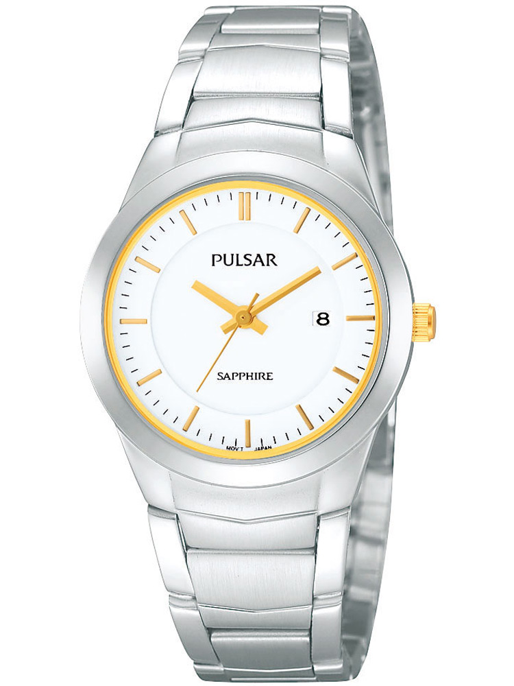 Pulsar PH7261X1 Damenuhr silber weiss gold Saphirglas