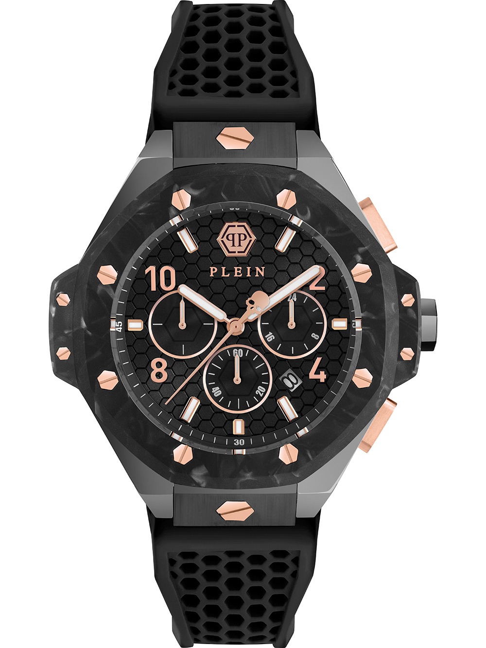 Philipp Plein PWPRA0524 Herrenuhr Chrono Royal 46mm 5ATM