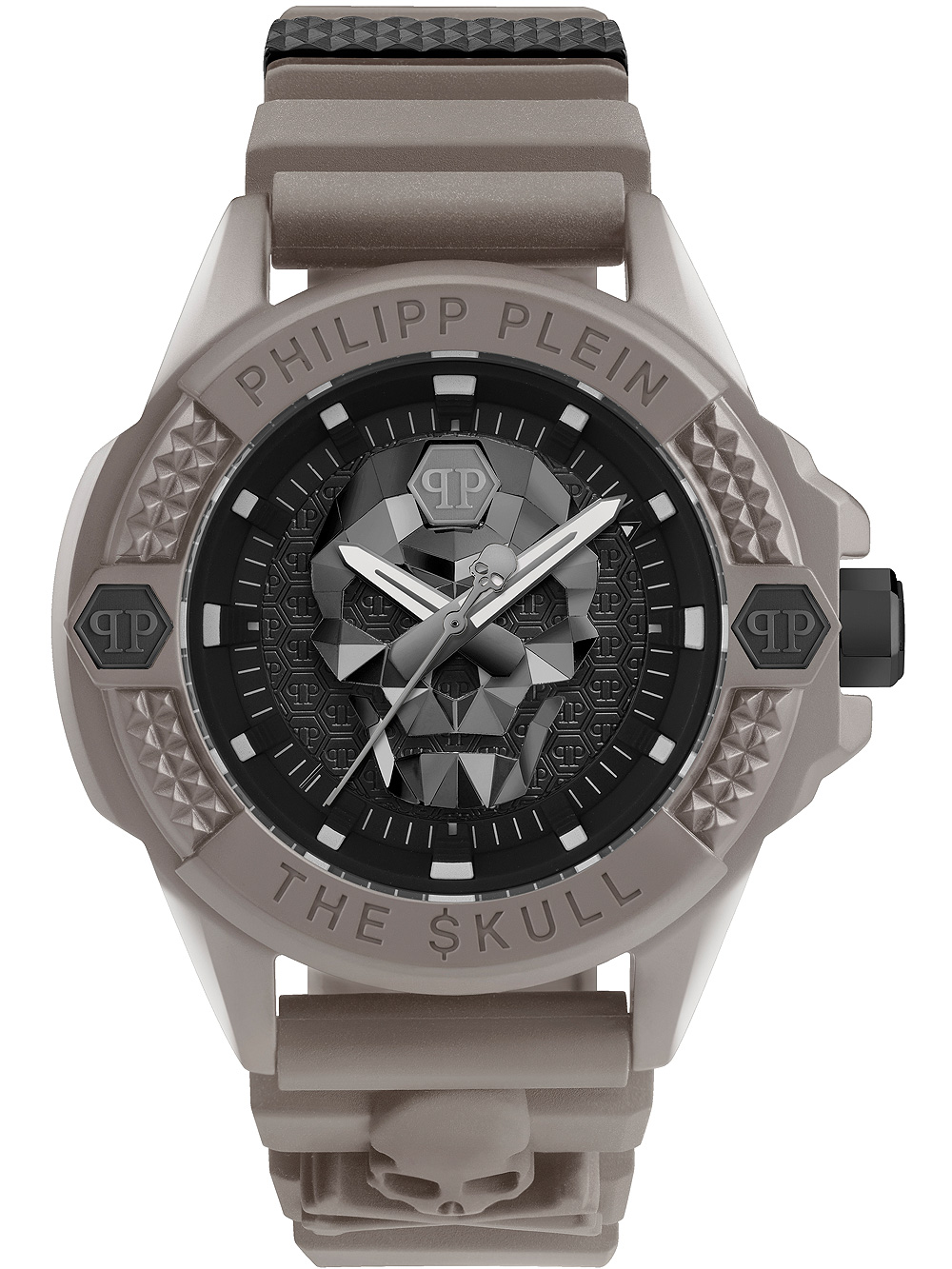 Philipp Plein PWUBA0323 The $kull Ecoceramic Herrenuhr 44mm 5ATM