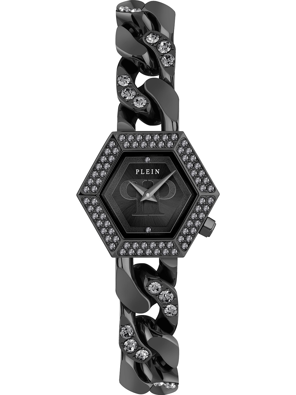 Philipp Plein PWWBA0423 Damenuhr The Hexagon Groumette 28mm 5ATM