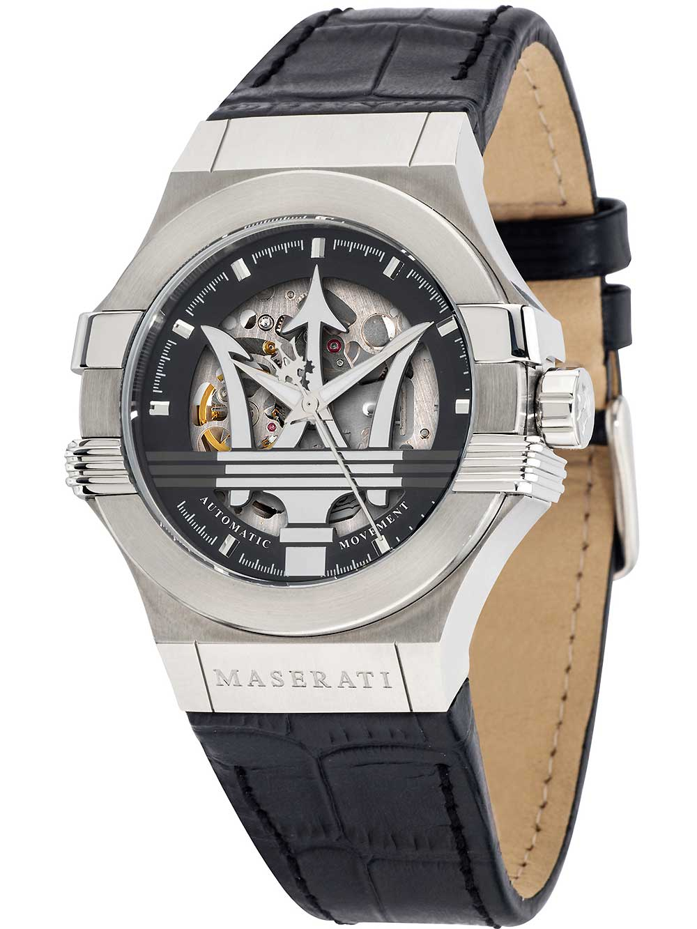 Maserati R8821108038 Potenza Automatik Herrenuhr 42mm 10ATM