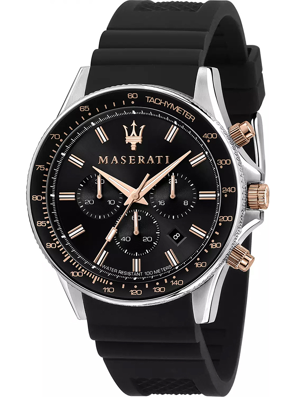 Maserati R8871640002 Sfida Chronograph Herrenuhr 44mm 10ATM