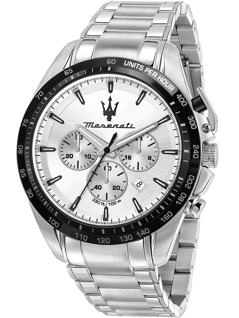 8033288983880 - Uhren - Traguardo 45Mm Chr W Silver Dial Br - in silver - Uhren für Unisex