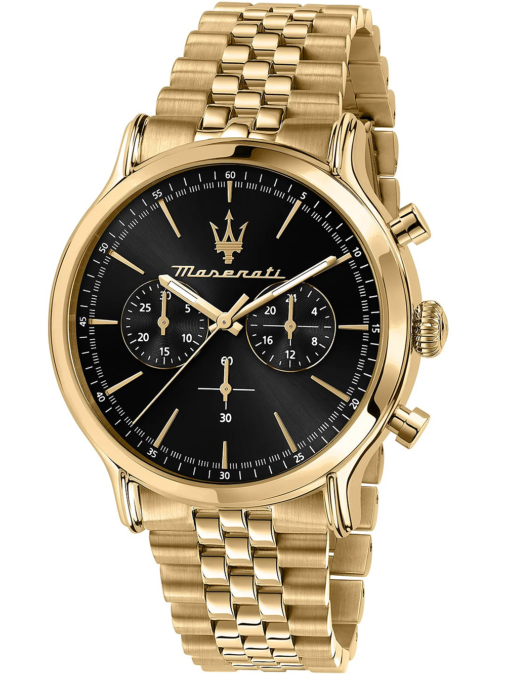 8033288983804 - Uhren - Epoca 42Mm Chr Black Dial Br - in gold - Uhren für Unisex