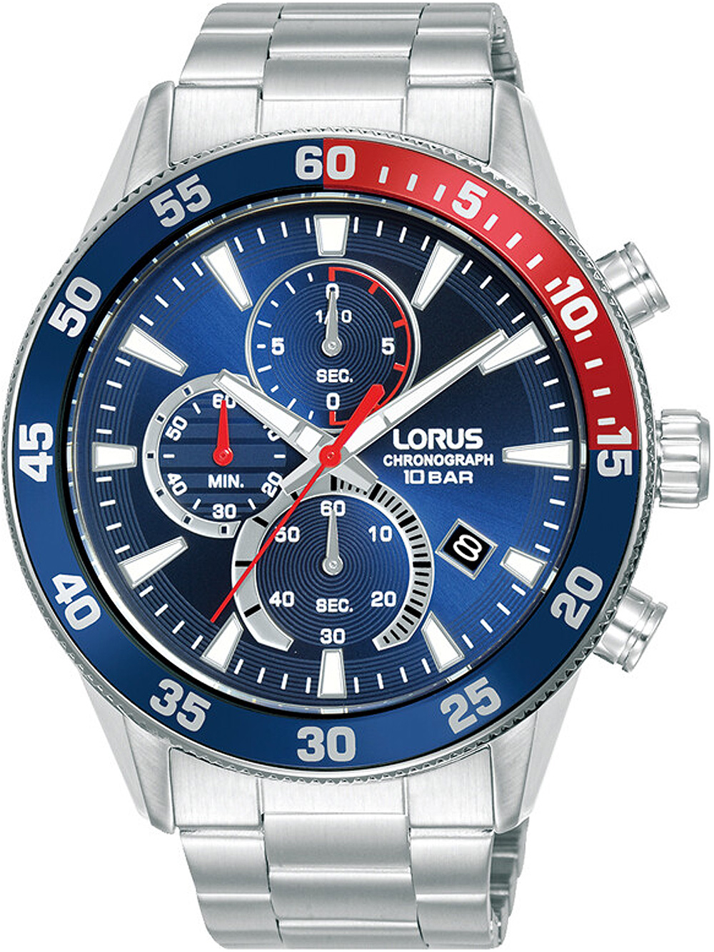 Lorus RM325JX9 Chronograph Herrenuhr 46mm 10ATM