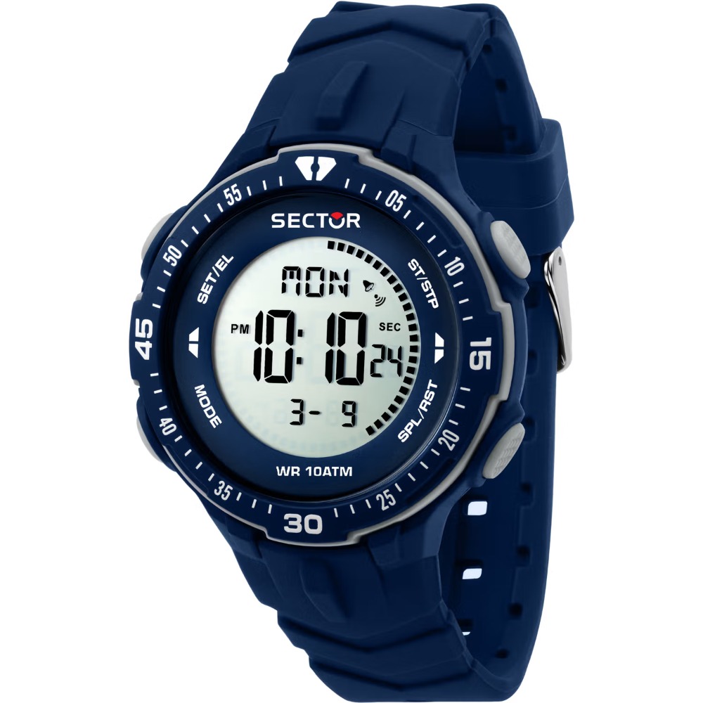 Sector R3251280002 EX-26 Herrenuhr Digitaluhr 44mm 10ATM