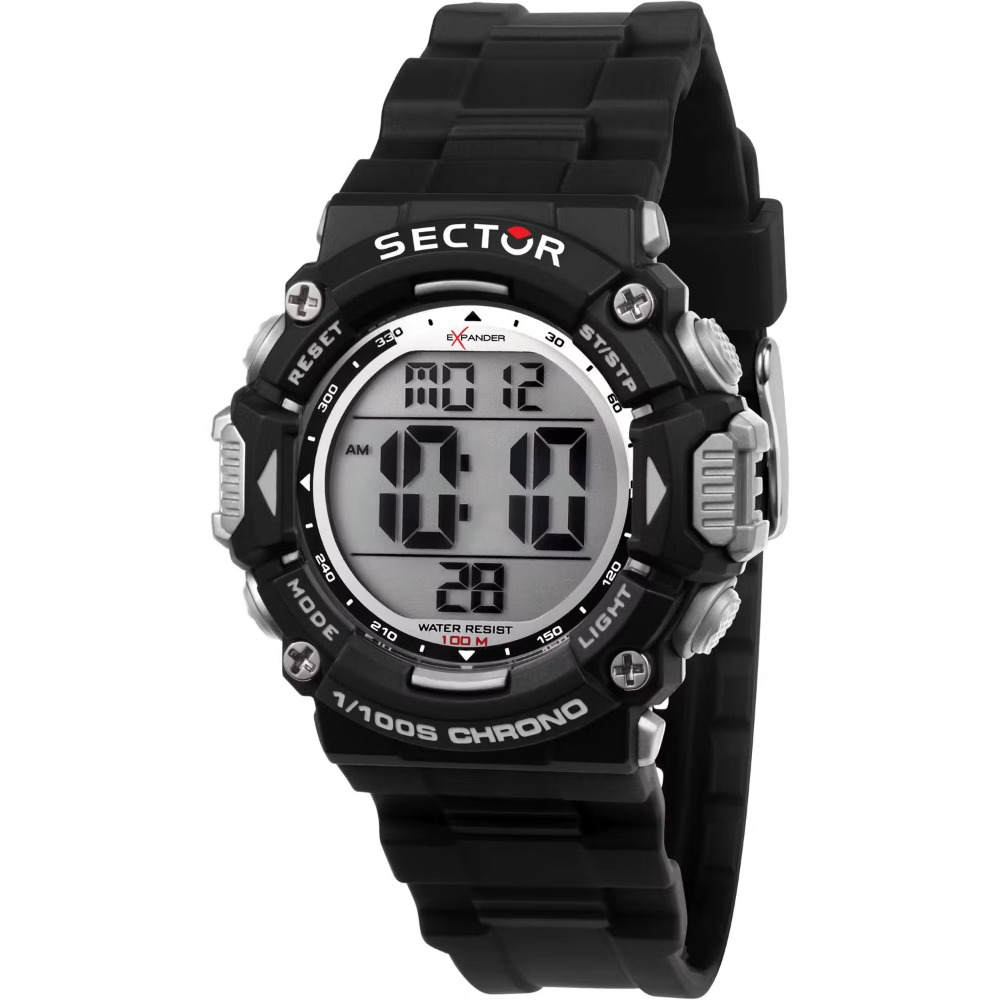 Sector R3251544001 EX-32 Herrenuhr Digitaluhr 40mm 10ATM