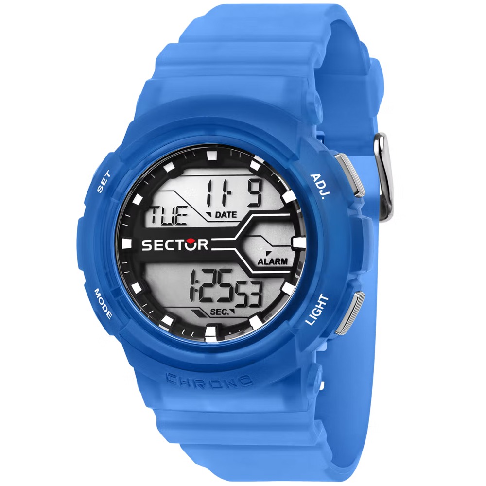 Sector R3251547002 EX-39 Herrenuhr Digitaluhr 44mm 10ATM