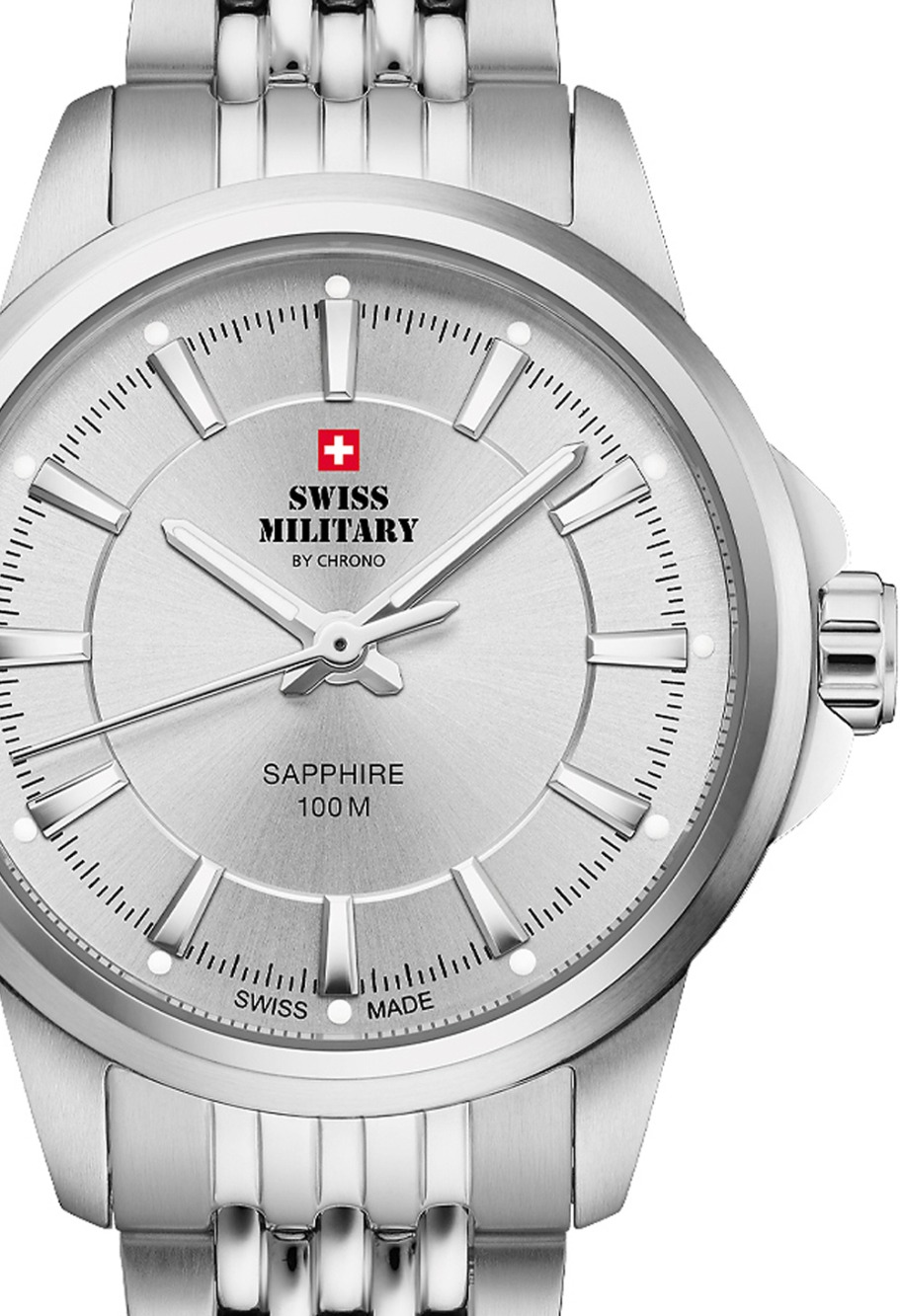 7630701200206 - Swiss Military SM3410502 Damenuhr Klassik Saphirglas 28mm 10ATM