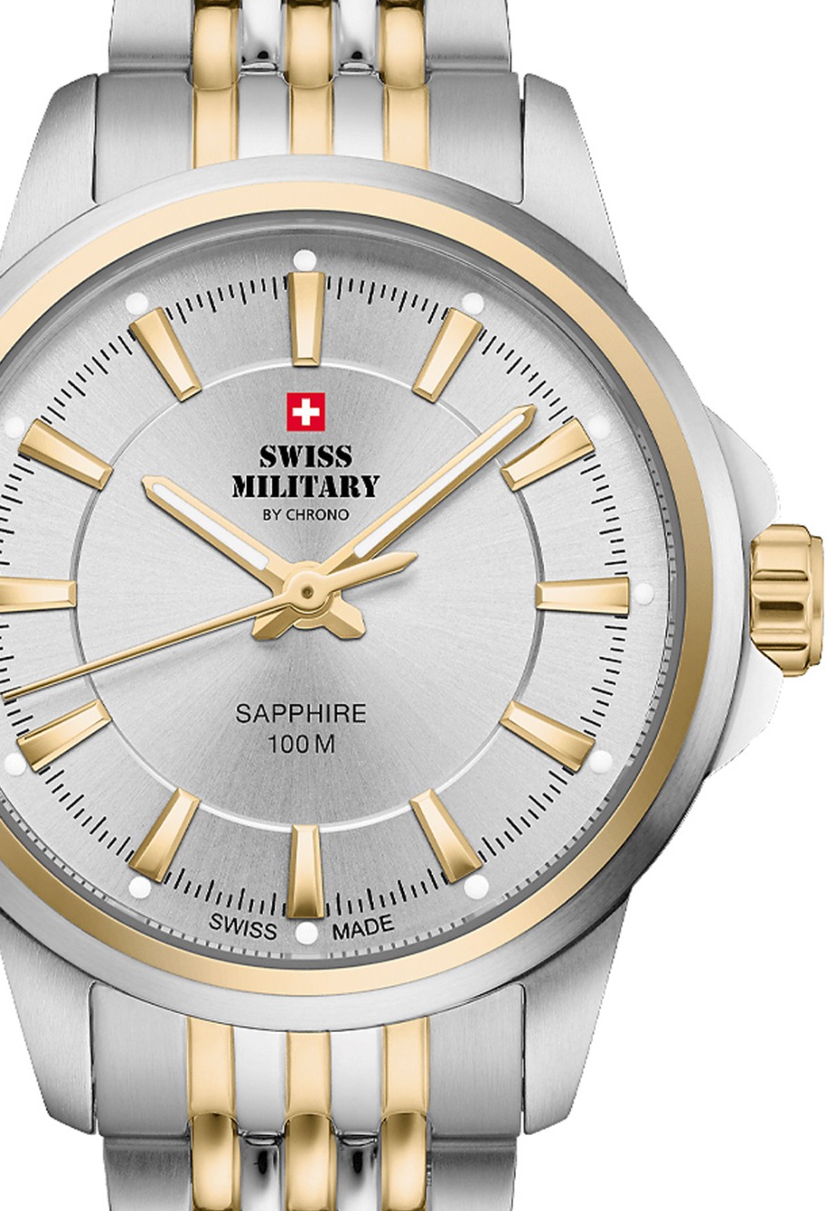 7630701200220 - Swiss Military SM3410504 Damenuhr Klassik Saphirglas 28mm 10ATM