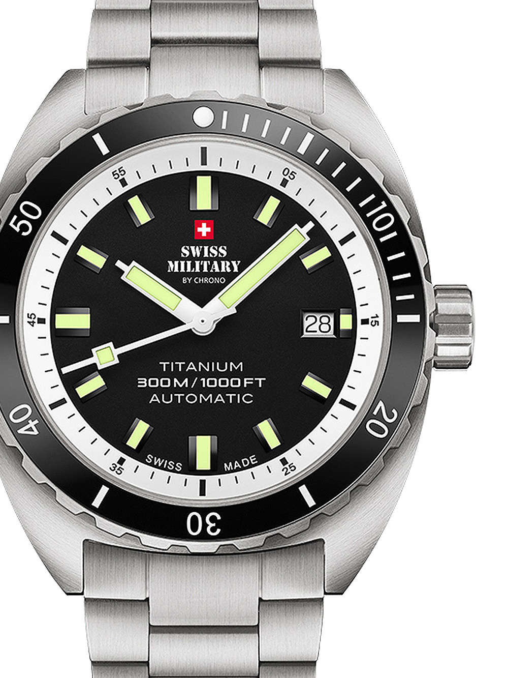 Swiss Military SMA34100.02 Diver Titanium Automatik 42mm 30ATM