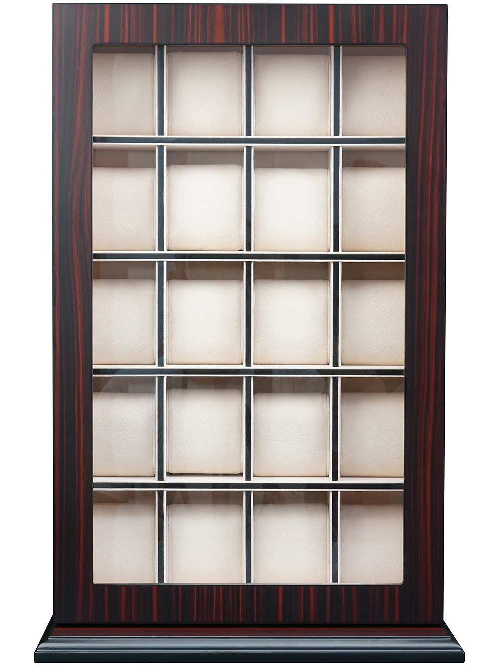 4260156291332 - Uhrenvitrine RS-1135-20EB für 20 Uhren ebony