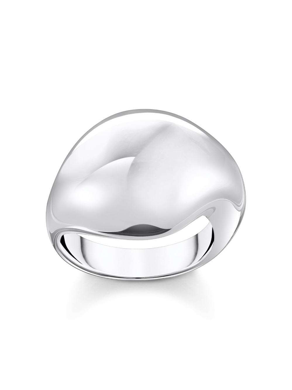 Thomas Sabo TR2470-001-21-56 Bold - Silberner Ring in organischer Tropfenform Damen