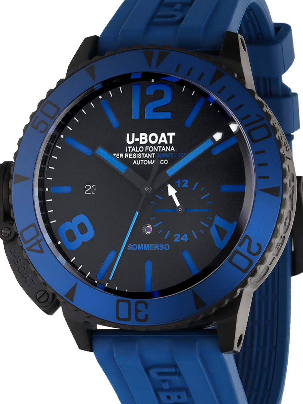 U-Boat 9669 Sommerso Blue IPB Automatik Herrenuhr 46mm 30ATM