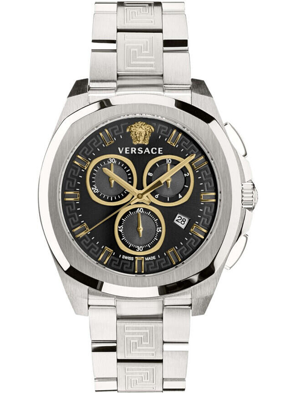 Versace VE7CA0723 New Chronograph Geo Herrenuhr 43mm 5ATM