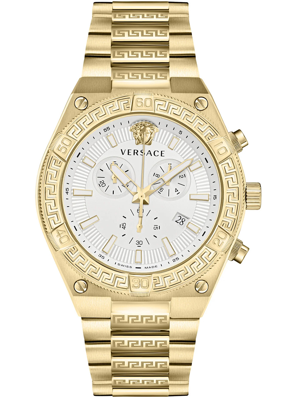 Versace VESO00822 Greca Sporty Chronograph Herrenuhr 46mm 5ATM