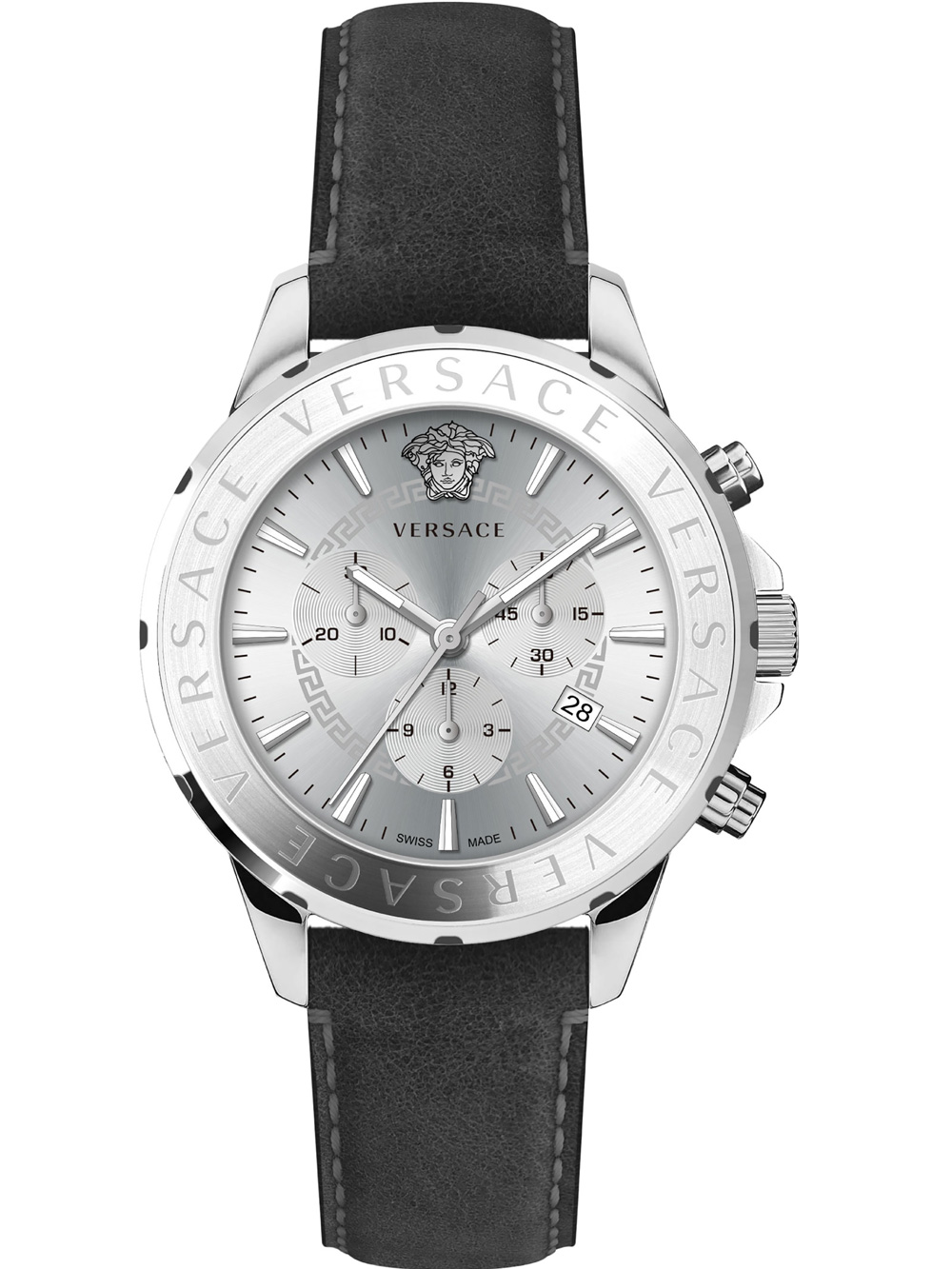 Versace VEV601223 Signature Chronograph Herrenuhr 44mm 5ATM