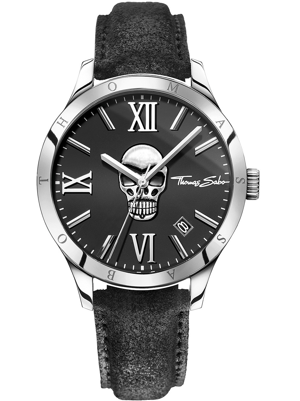 Thomas Sabo WA0210-218-203 Rebel Icon Herrenuhr 43mm 5ATM