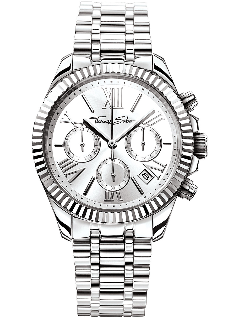 Thomas Sabo WA0253-201-201 Divine Chronograph Damenuhr 38mm 10ATM