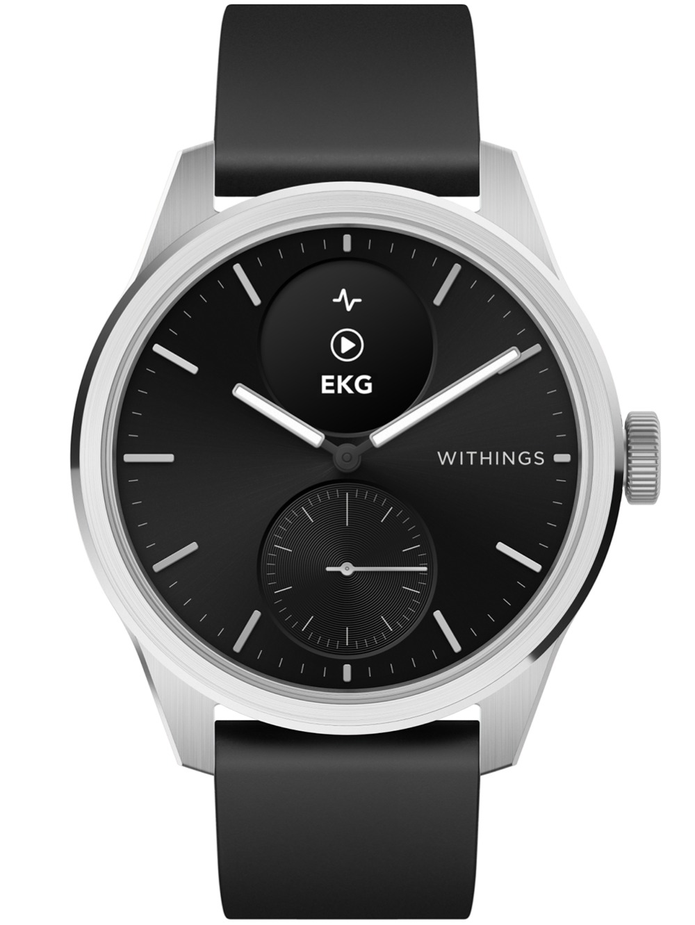 Withings HWA10-model 4-All-Int ScanWatch 2 Black 42 mm 5ATM