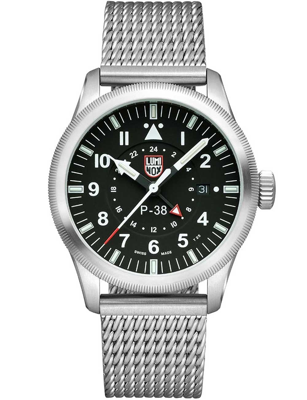 7611382630483 - XA9522 Herrenuhr P-38 Air Pilot GMT 42mm 100M