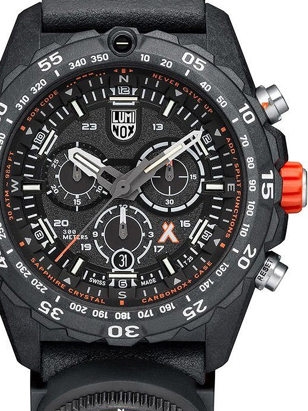 7630040987219 - LUMINOX Herren Chronograph Bear Grylls Survival 3740 Master Series schwarz 99